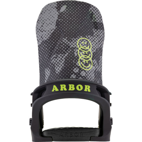 ARBOR Sapling Snowboardbindung 2025 Black Slime