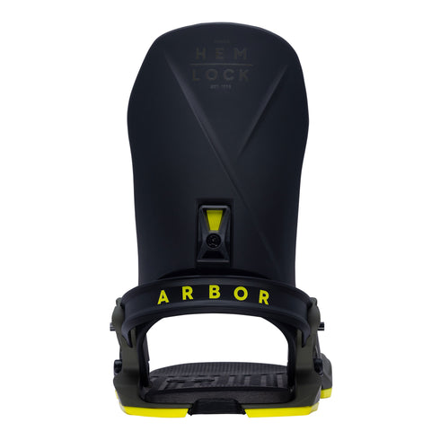 ARBOR Hemlock Snowboardbindung 2027 Charcoal/Highlighter