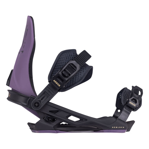 ARBOR Hemlock Snowboardbindung 2027 Eggplant/Black