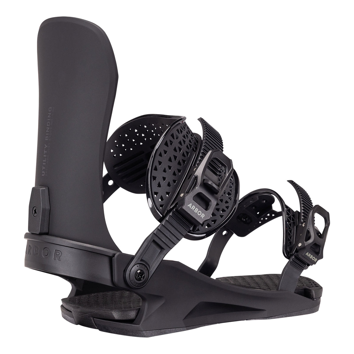 ARBOR Utility Snowboardbindung 2027 Black/Black – GREAT LINES