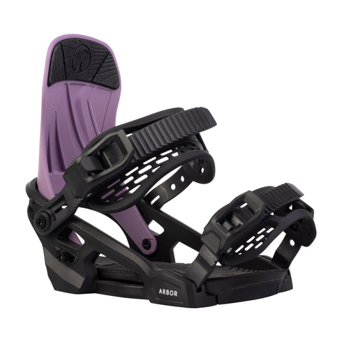ARBOR Sapling Snowboardbindung 2024 Black Purple