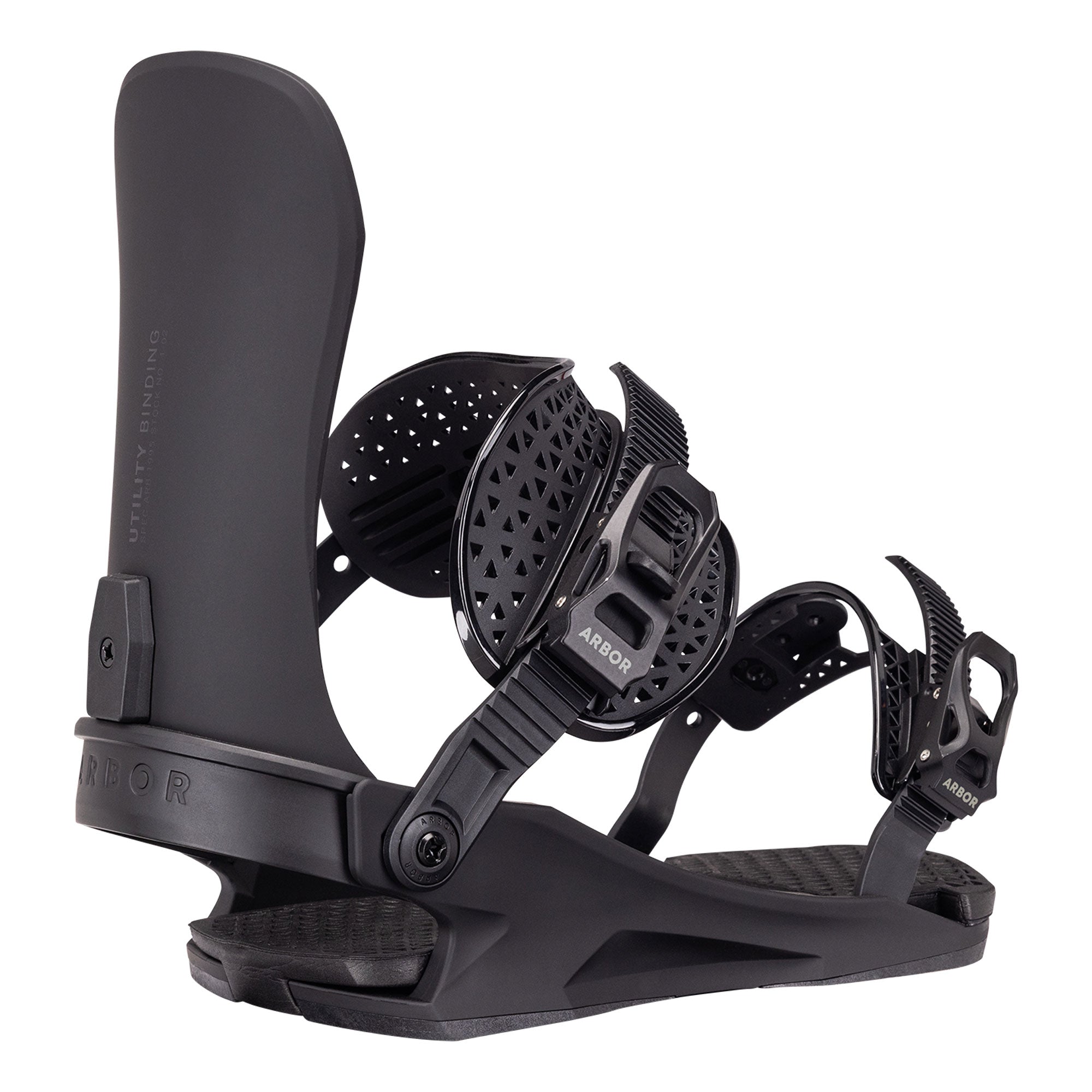 ARBOR Utility Snowboardbindung 2027 Black/Black – GREAT LINES
